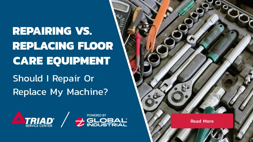 Repair a Floor Cleaning Machine or Replace it?