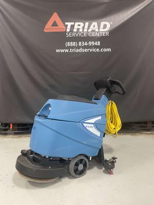 Global Industrial Corded 17in Walk-Behind Floor Scrubber main image