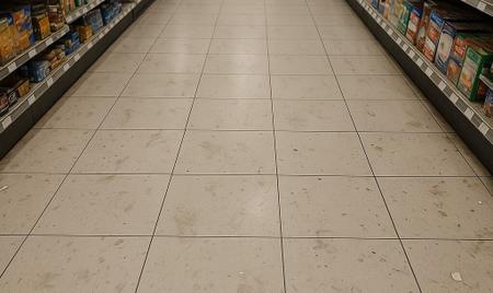 Dirty store floor