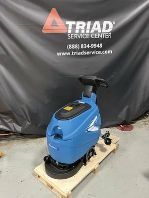 Global Industrial Corded 17in Walk-Behind Floor Scrubber main image