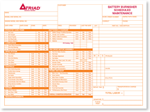 Battery Burnisher Checksheet